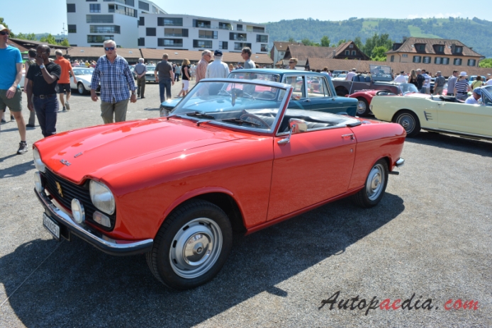Peugeot 204 1965-1976 (1969-1970 Cabriolet), left front view
