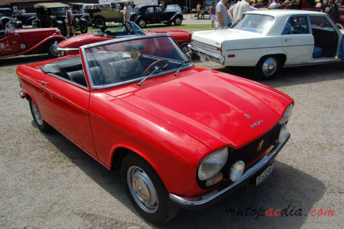 Peugeot 204 1965-1976 (1969-1970 Cabriolet), right front view