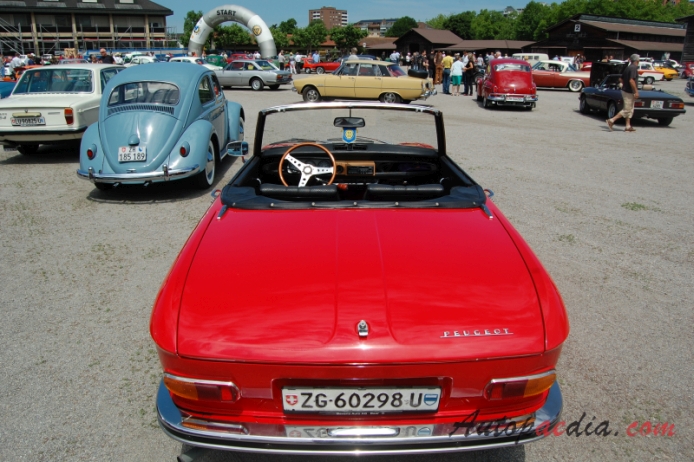 Peugeot 204 1965-1976 (1969-1970 Cabriolet), tył