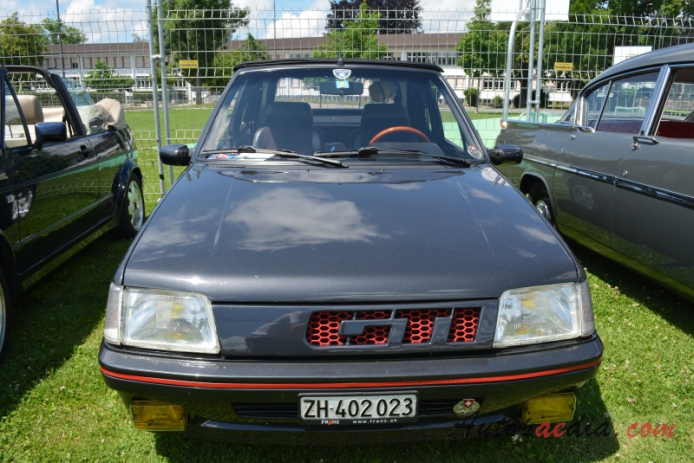 Peugeot 205 1983-1998 (1990-1992 Peugeot 205 CTi cabriolet 2d), front view
