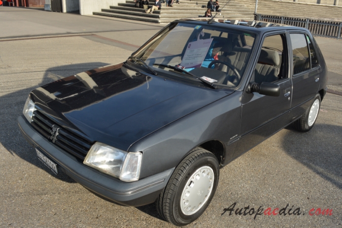 Peugeot 205 1983-1998 (1990 Peugeot 205 1.9 Automatic hatchback 5d), lewy przód