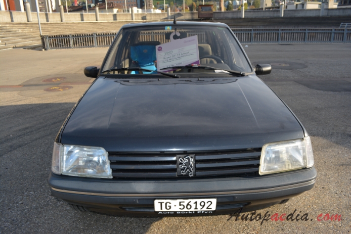 Peugeot 205 1983-1998 (1990 Peugeot 205 1.9 Automatic hatchback 5d), front view