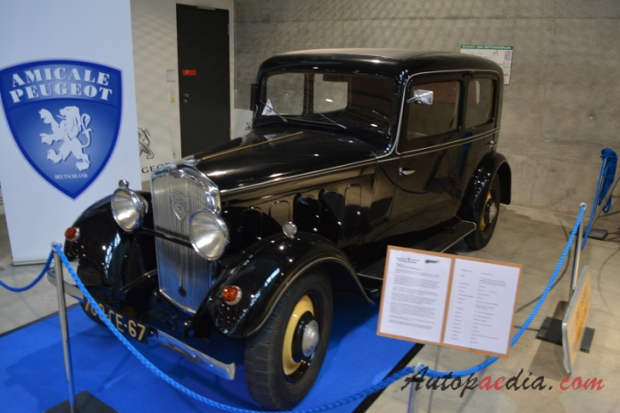 Peugeot 301 1932-1936 (1932-1933 limuzyna 4d), lewy przód