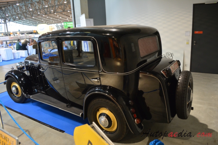 Peugeot 301 1932-1936 (1932-1933 limuzyna 4d), lewy tył