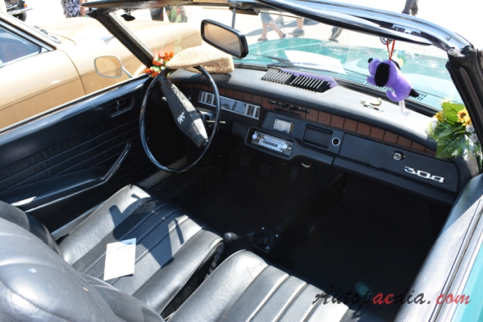 Peugeot 304 1969-1980 (1970 1300cc Pininfarina cabriolet 2d), interior