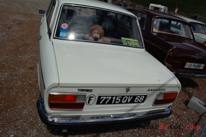 Peugeot 304 1969-1980 (1972-1980 GL sedan 4d), rear view