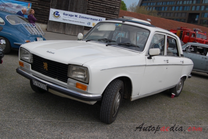 Peugeot 304 1969-1980 (1972-1980 SLS sedan 4d), left front view