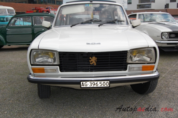 Peugeot 304 1969-1980 (1972-1980 SLS sedan 4d), front view