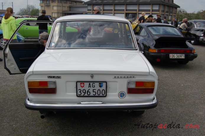 Peugeot 304 1969-1980 (1972-1980 SLS sedan 4d), rear view