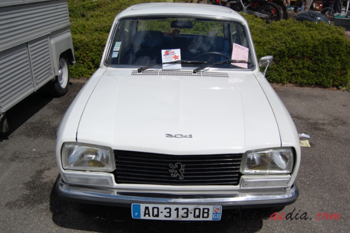 Peugeot 304 1969-1980 (1972-1980 SL sedan 4d), front view