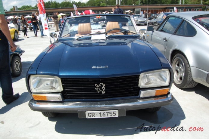 Peugeot 304 1969-1980 (1973 Pininfarina cabriolet 2d), przód