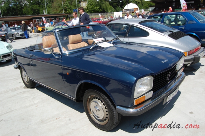 Peugeot 304 1969-1980 (1973 Pininfarina cabriolet 2d), prawy przód