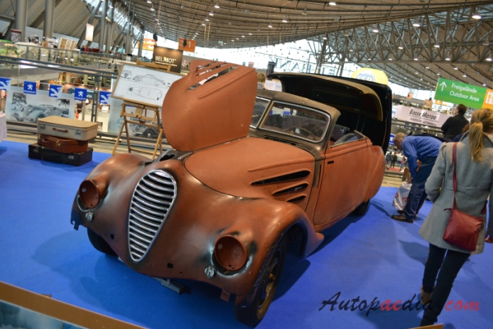 Peugeot 402 1935-1942 (1936 Decapotable Metallique Eclipse E4 convertible 2d), lewy przód