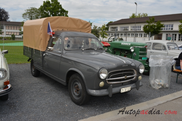 Peugeot 403 1955-1966 (1958 pickup 2d), right front view