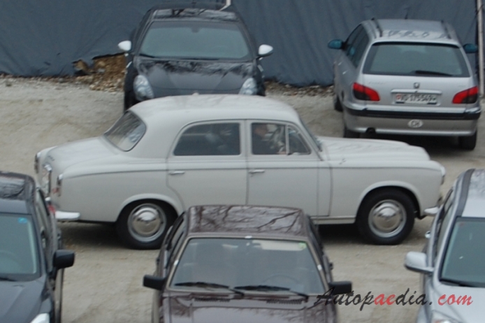 Peugeot 403 1955-1966 (saloon 4d), right side view