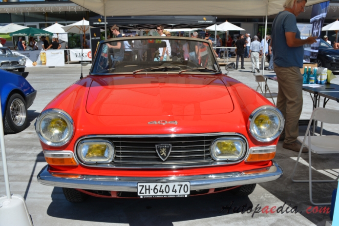 Peugeot 404 1960-1975 (1968 injection Pininfarina cabriolet 2d), przód