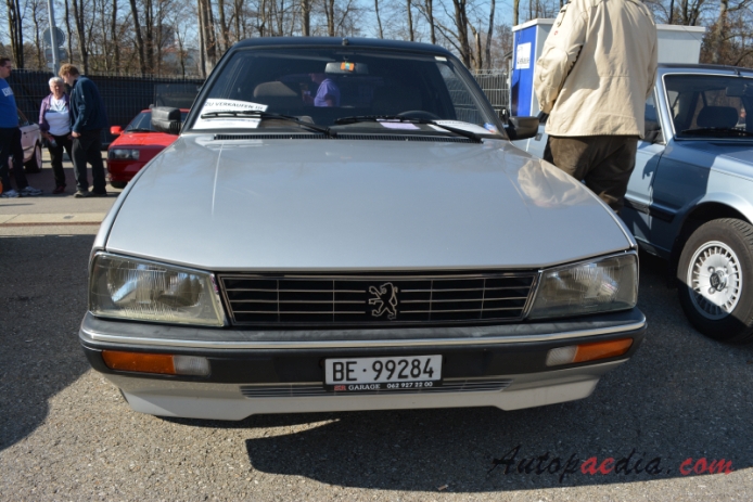 Peugeot 505 1979-1993 (1989 505 Break hearse 4d), left front view