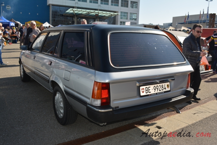 Peugeot 505 1979-1993 (1989 505 Break hearse 4d),  left rear view