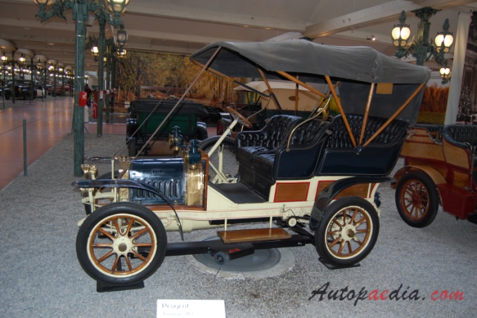 Peugeot VCI 1907 (Tonneau), lewy bok