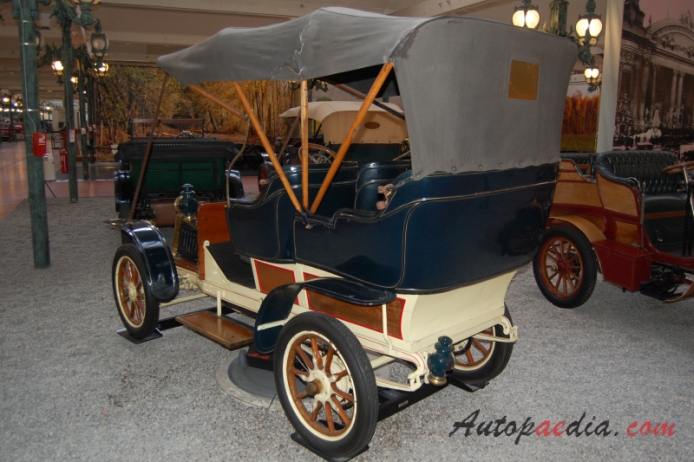 Peugeot VCI 1907 (Tonneau), lewy tył