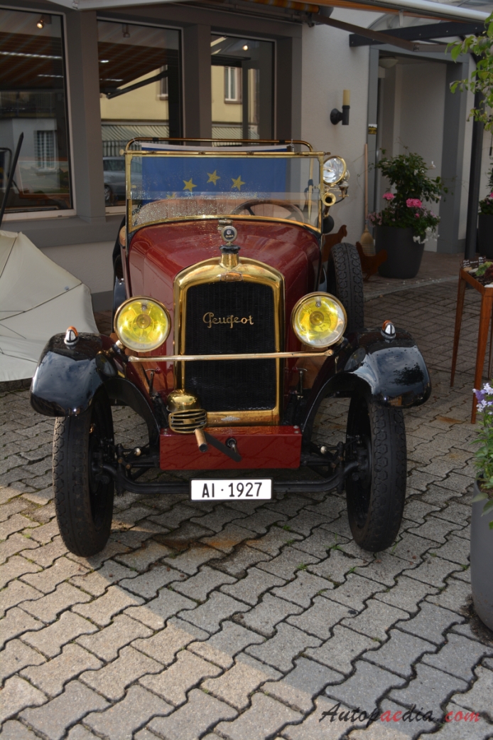 Peugeot nieznany model (1927), przód