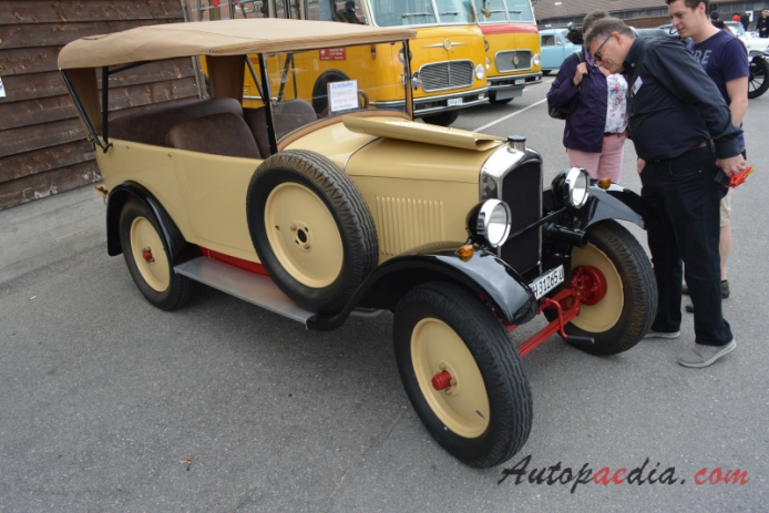 Peugeot typ 172 1924-1929 5CV (1929 saloon 2d), prawy przód