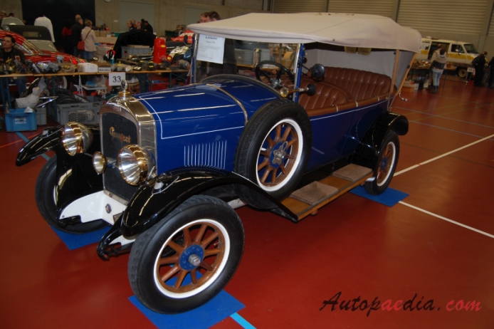 Peugeot typ 177 1923-1929 (1924 177BL Torpedo 4d), lewy przód