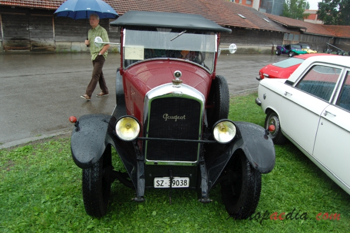 Peugeot type 177 1923-1929 (1925 177BH cabriolet 4d), front view