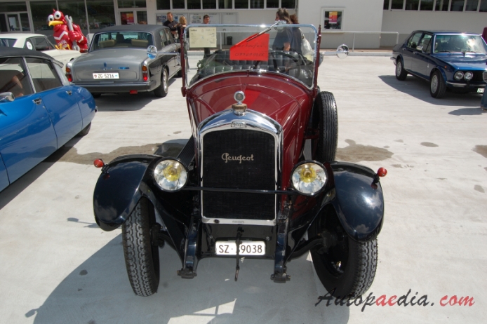 Peugeot type 177 1923-1929 (1925 177BH cabriolet 4d), front view