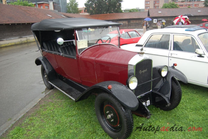Peugeot typ 177 1923-1929 (1925 177BH cabriolet 4d), prawy przód