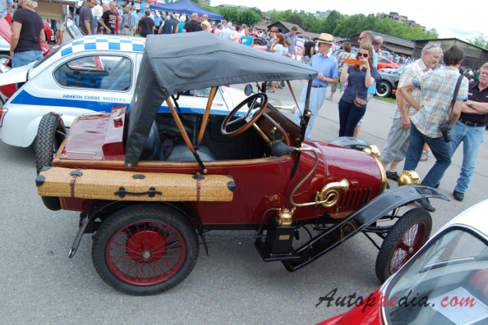 Peugeot typ 69 (Bébé, Type BP1) 1905-1916 (1912), prawy bok