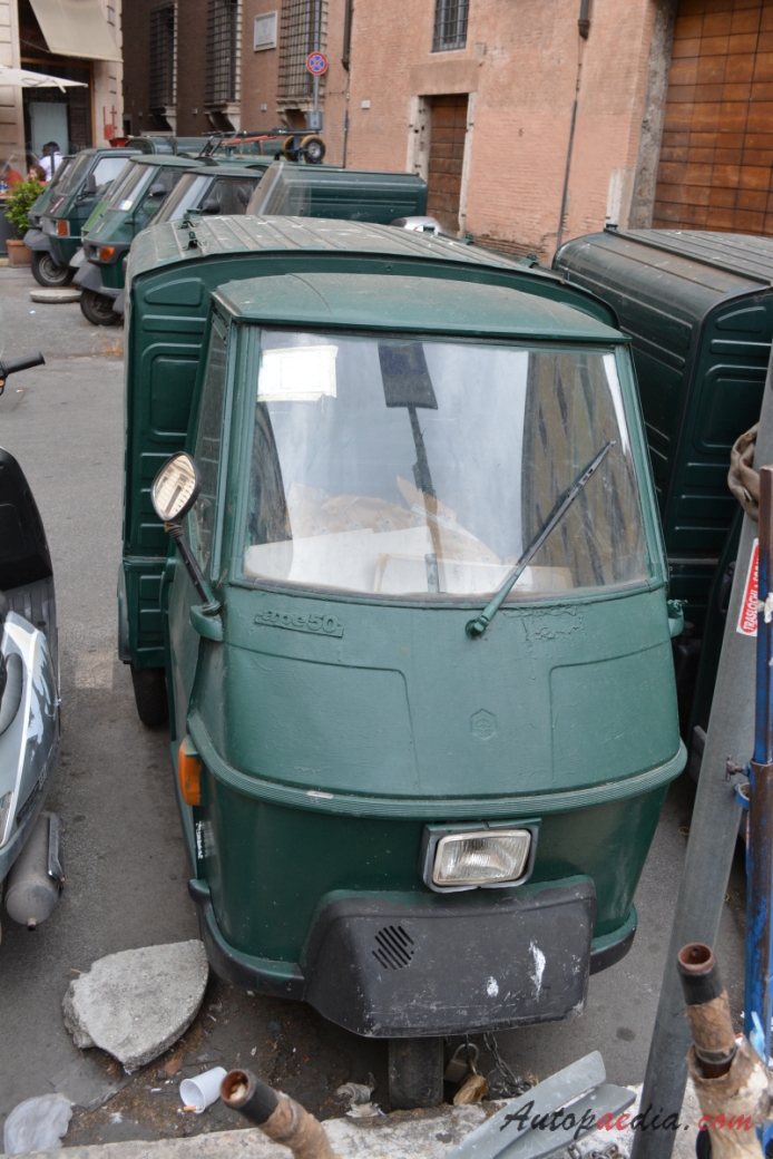 Piaggio APE 50 1st generation 1969-1996, front view