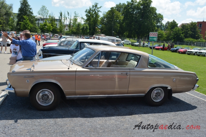 Plymouth Barracuda 1st generation 1964-1966 (1966 Formula S fastback Coupé 2d), left side view