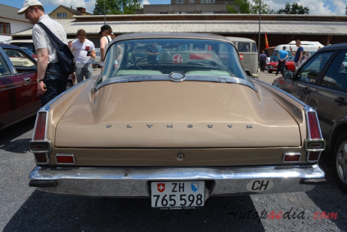 Plymouth Barracuda 1st generation 1964-1966 (1966 Formula S fastback Coupé 2d), rear view