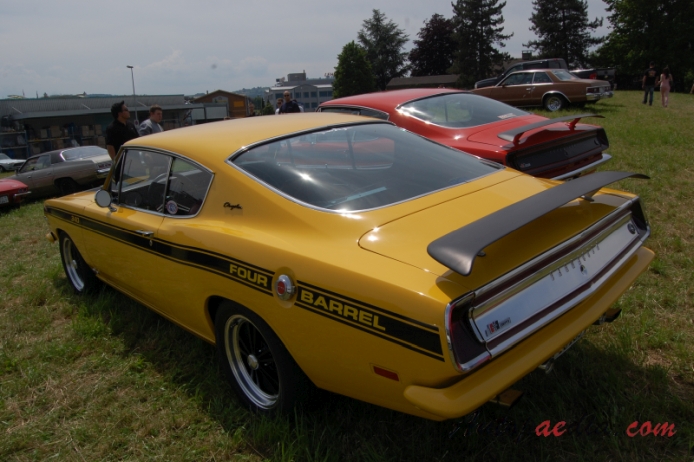 Plymouth Barracuda 2nd generation 1967-1969 (1969 Formula S 340 fastback Coupé 2d),  left rear view
