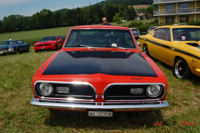 Plymouth Barracuda 2nd generation 1967-1969 (1969 Formula S 340 fastback Coupé 2d), front view