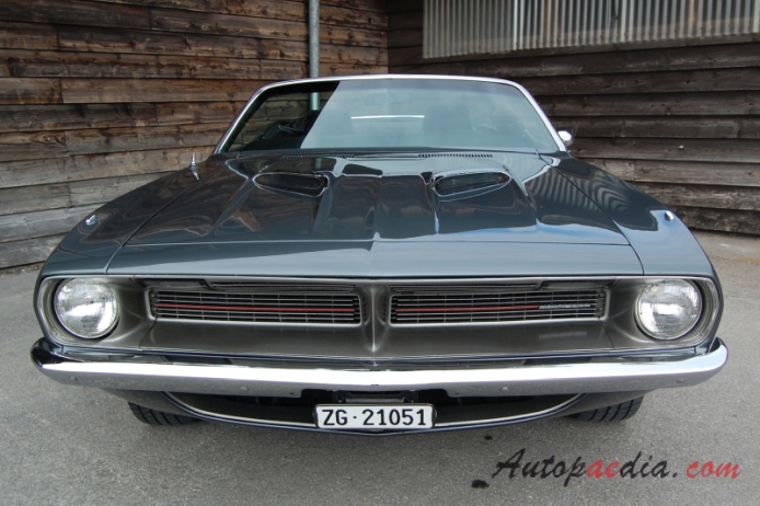 Plymouth Barracuda 3rd generation 1970-1974 (1970 convertible 2d), front view