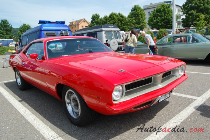 Plymouth Barracuda 3rd generation 1970-1974 (1970 hardtop Coupé 2d), right front view