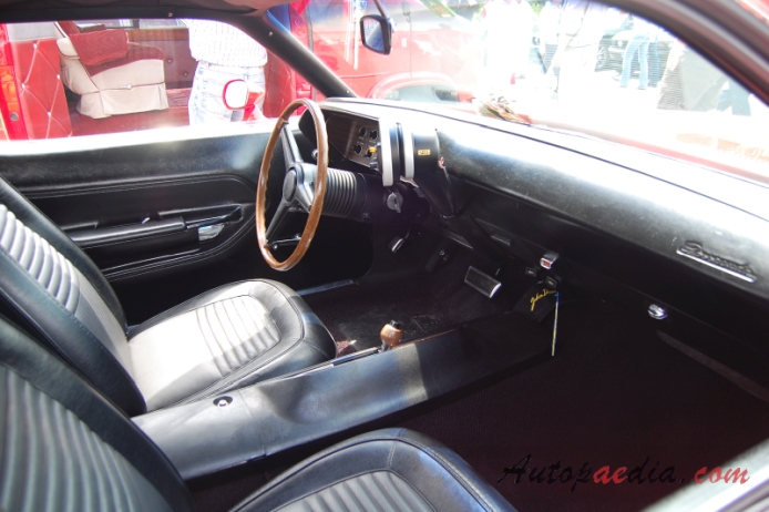 Plymouth Barracuda 3rd generation 1970-1974 (1970 hardtop Coupé 2d), interior