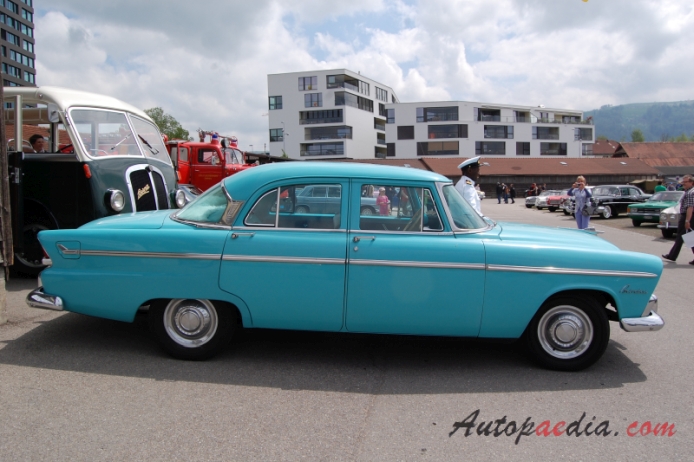 Plymouth Belvedere 2. generacja 1955-1956 (1955 sedan 4d), prawy bok