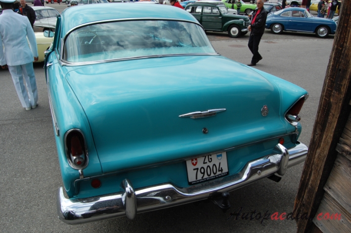 Plymouth Belvedere 2nd generation 1955-1956 (1955 sedan 4d), rear view