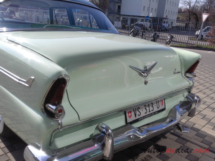 Plymouth Belvedere 2nd generation 1955-1956 (1955 sedan 4d), rear view