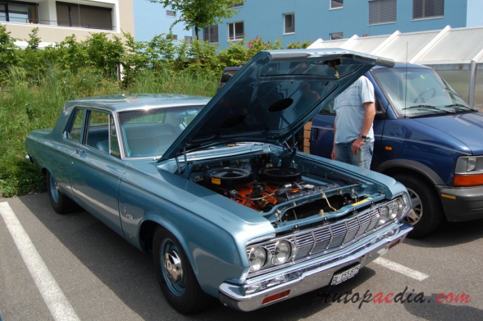 Plymouth Belvedere 5th generation 1962-1964 (1964 hardtop 2d), right front view