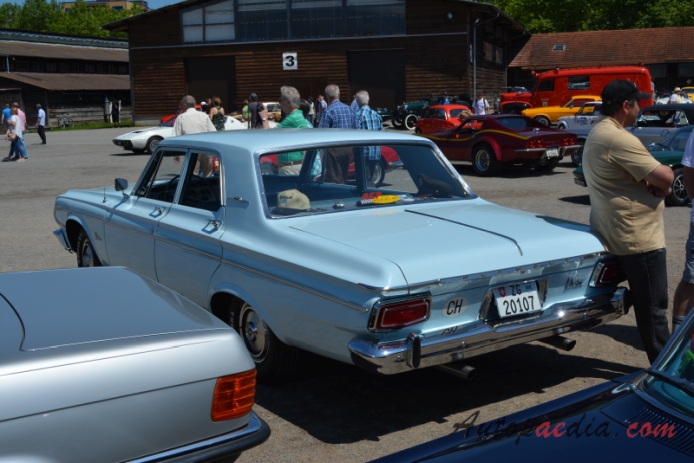 Plymouth Belvedere 5th generation 1962-1964 (1964 sedan 4d),  left rear view