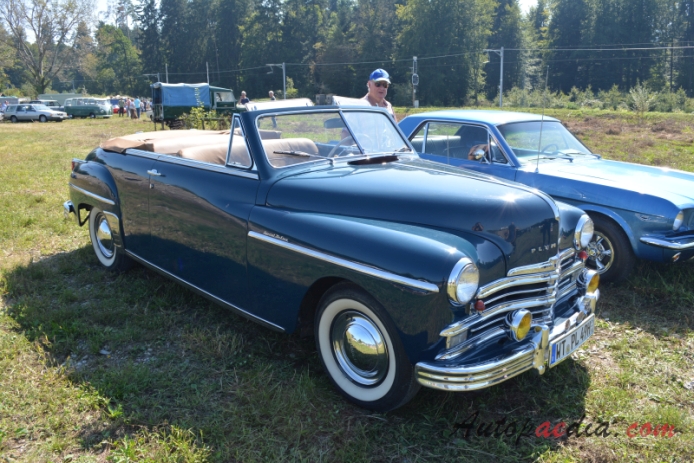 Plymouth Deluxe 1946-1950 (1948-1950 Special Deluxe cabriolet 2d), prawy przód