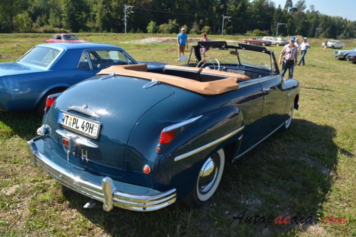 Plymouth Deluxe 1946-1950 (1948-1950 Special Deluxe cabriolet 2d), right rear view