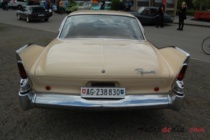 Plymouth Fury 2nd generation 1960-1961 (1960 2d Coupé), rear view