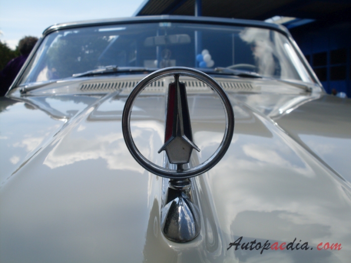 Plymouth Fury 3rd generation 1962-1964 (1963 convertible 2d), front emblem  