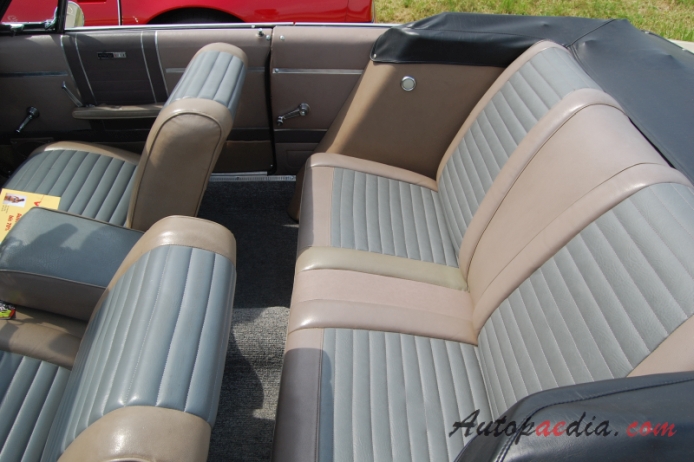 Plymouth Fury 3rd generation 1962-1964 (1963 convertible 2d), interior