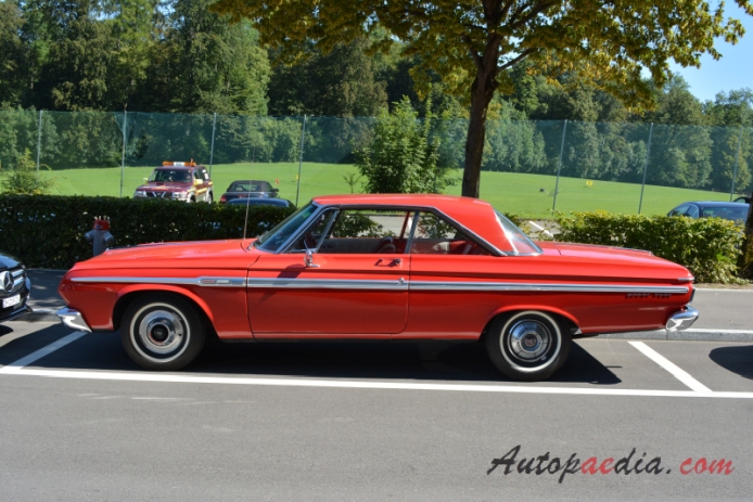 Plymouth Fury 3rd generation 1962-1964 (1964 Sport Fury hardtop Coupé 2d), left side view